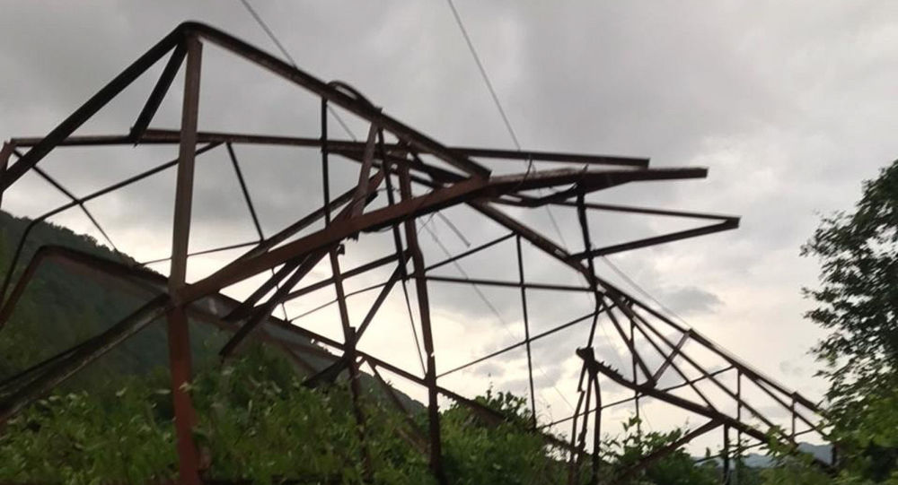 Abhazya’da Fırtına Hasar Yaptı! 