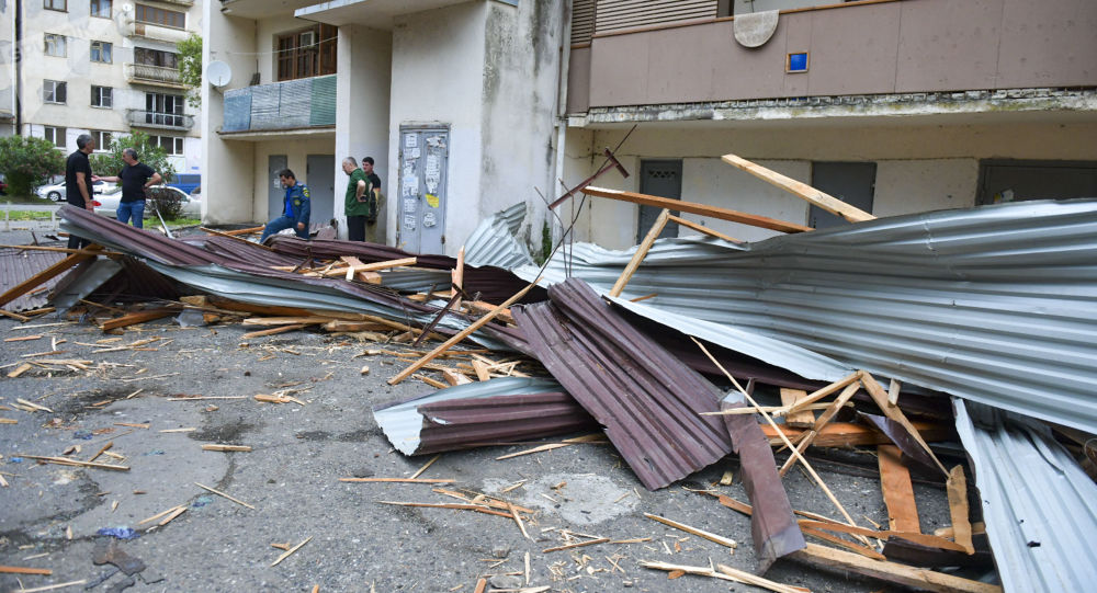 Abhazya’da Fırtına Hasara Yol Açtı! 
