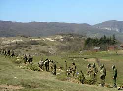Abhazya ve Rusya ortak askeri eğitim alanları